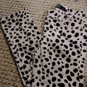 Mini boden polka dot pant girls 9